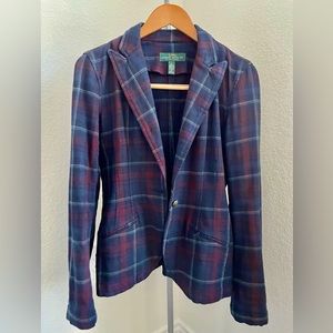 Ralph Lauren women’s plaid blazer
